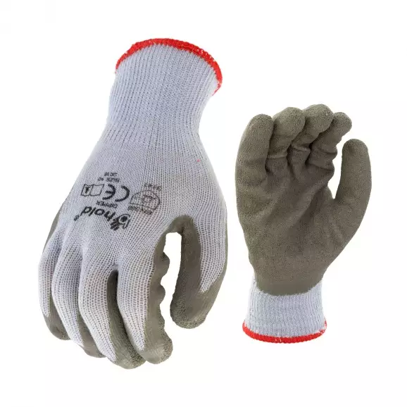 Ръкавици SAFETECH DIPPER, от безшевно трико,топени в латекс,ластичен маншет 