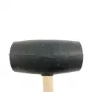 Чук гумен CM 1.050кг/черен, с дървена дръжка, черен каучук - small, 43294