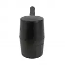 Чук гумен TOPMASTER 0.340кг/черен, с гумирана дръжка от фибростъкло, черен каучук - small, 125233