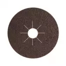 Фибершайба SMIRDEX 125x22.23мм Р100, за шлайфане на мрамор, камък и стротелни материали, черна - small