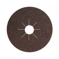 Фибершайба SMIRDEX 125x22.23мм Р100, за шлайфане на мрамор, камък и стротелни материали, черна