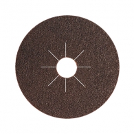 Фибершайба SMIRDEX 125x22.23мм Р60, за шлайфане на мрамор, камък и стротелни материали, черна
