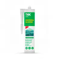 Силикон ацетатен TKK TEKA SEAL 260мл-алуминиево сив, универсален