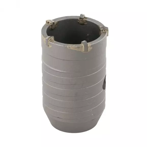 Боркорона с твърдосплавни пластини RAIDER 45х70/50мм, за бетон и зидария, олекотена, с вътрешна резба M22, сухо пробиване