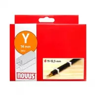 Кламери за кабели NOVUS Y/14мм 350бр., тип Y, бели, кутия