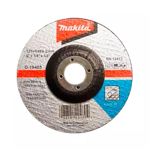 Диск карбофлексов MAKITA 125х6.0х22.23мм, за шлайфане на метал