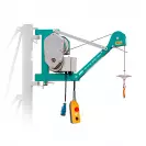Лебедка подемна електрическа IMER AIRONE 300 NEW, 1100W, 300кг, 31м/5.0мм - въже - small