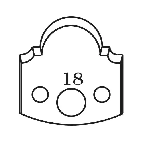 Нож профилен PILANA 18, 40x4мм, инструментална стомана