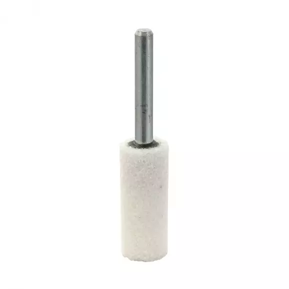 Абразивен шлайфгрифер SWATYCOMET OB 16х40х6мм 22А, форма OB-цилиндър, цвят бял