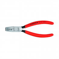 Клещи кербовъчни KNIPEX 0.25-2.5мм2, за изолирани кабелни накрайници, AWG 20-13, еднокомпонентни дръжки