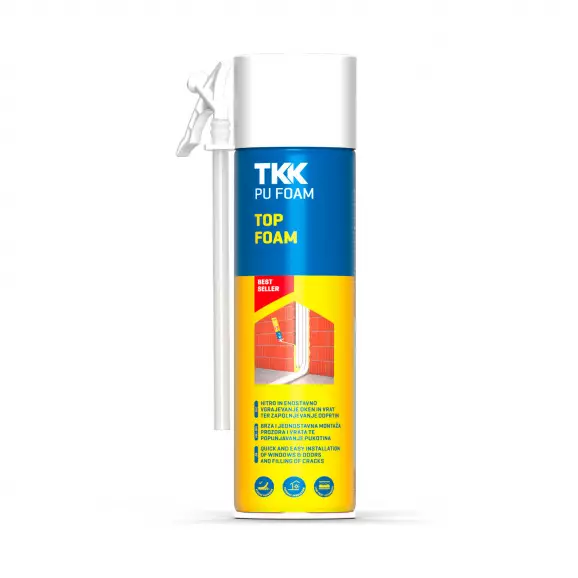 Пяна полиуретанова TKK Tekapur Standard 500мл, ръчна, лятна (над +5°C)