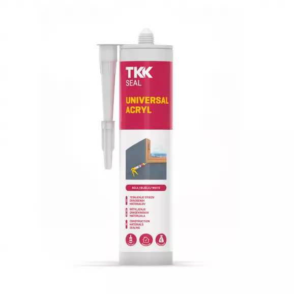 Акрилен уплътнител TKK Tekadom Acryl Universal 260мл-бял
