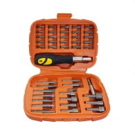 Отвертка с накрайници GADGET 195мм 45части, PH, PZ, SB, TX, шестостен, квадрат, двукомпонентна дръжка
