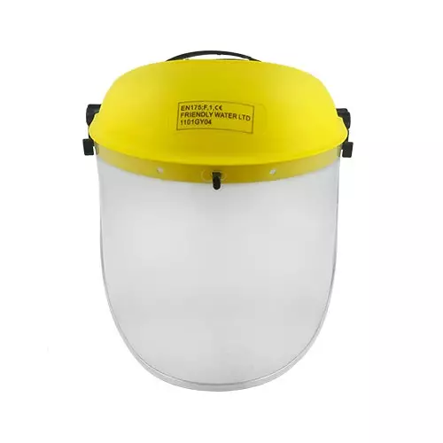 Шлем предпазен DECOREX 25см, прозрачен, поликарбонат