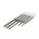 Свредла RITTER 4 PLUS 5.0-10мм 5части, за бетон, HM, 2 режещи ръба, SDS-plus - small, 136714