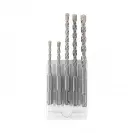Свредла RITTER 4 PLUS 5.0-10мм 5части, за бетон, HM, 2 режещи ръба, SDS-plus - small