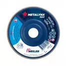 Диск за полиране WEILER METALYNX MAX 125х22.23мм/F, на неръждаеми стомани, сплави на цветни метали, отливки - small