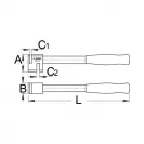 Инструмент за подравняване предното зъбно колело UNIOR 4.5/7мм - small, 14504