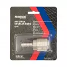 Куплунг бърза връзка RAIDER ф8мм, за маркуч, стомана с никелирано покритие - small, 97720