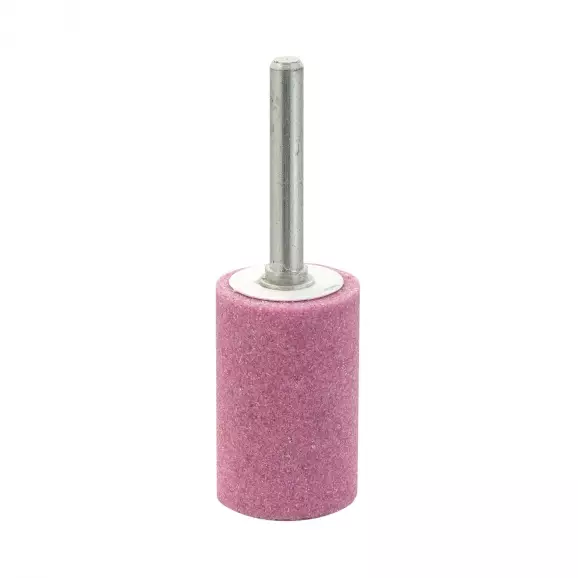 Абразивен шлайфгрифер SWATYCOMET OB 25х40х6мм 40А, форма OB-цилиндър, цвят розов