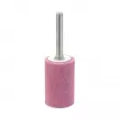 Абразивен шлайфгрифер SWATYCOMET OB 25х40х6мм 40А, форма OB-цилиндър, цвят розов - small