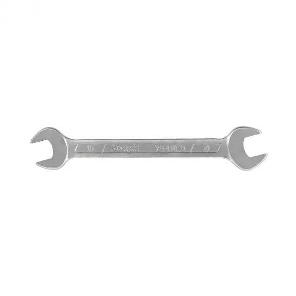 Ключ гаечен FORCE 17-19мм, DIN 3113, хром-ванадиум, закален, хромиран