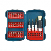 Комплект накрайници и свредла MAKITA 28части, PH, PZ, SB, TX, квадрат, с магнитен държач, свредла
