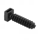 Дюбел за кабелни връзки INDEX 8x45мм, черен, 100бр. опаковка - small, 140128