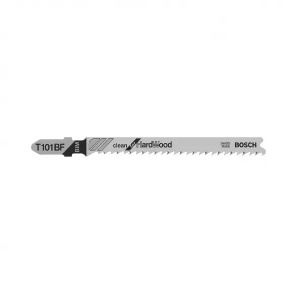 Нож за прободен трион BOSCH T101BF 2.7х100/75мм, за дървесина, BiM, Т-захват