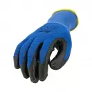 Ръкавици B HOLD GNK + NP XEMA, сини, от полиестер, топени в нитрил, ластичен маншет  - small, 126406