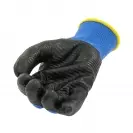Ръкавици B HOLD GNK + NP XEMA, сини, от полиестер, топени в нитрил, ластичен маншет  - small, 126407