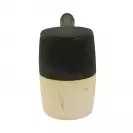 Чук гумен MTX 0.225кг/бял-черен, с гумирана дръжка от фибростъкло, черен и бял каучук - small, 124963