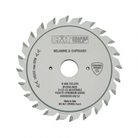 Диск подрезвач с твърдосплавни пластини CMT CHROME 120/2.8-3.6/20 Z=12+12, за рязане на единична или двустранни ламинирани плоскости