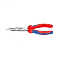 Клещи жустерни KNIPEX 200мм, прави, CrV, полукръгли плоски челюсти, двукомпонентна дръжка