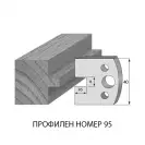 Нож профилен PILANA 95, 40x4мм, инструментална стомана - small, 14568
