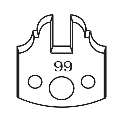 Нож профилен PILANA 99, 40x4мм, инструментална стомана
