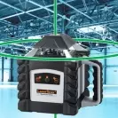 Ротационен лазерен нивелир LASERLINER Quadrum Green 410 S, зелен лазер клас 3R, обхват 400m, точност 1mm/10m, автом./ръчно - small, 30504