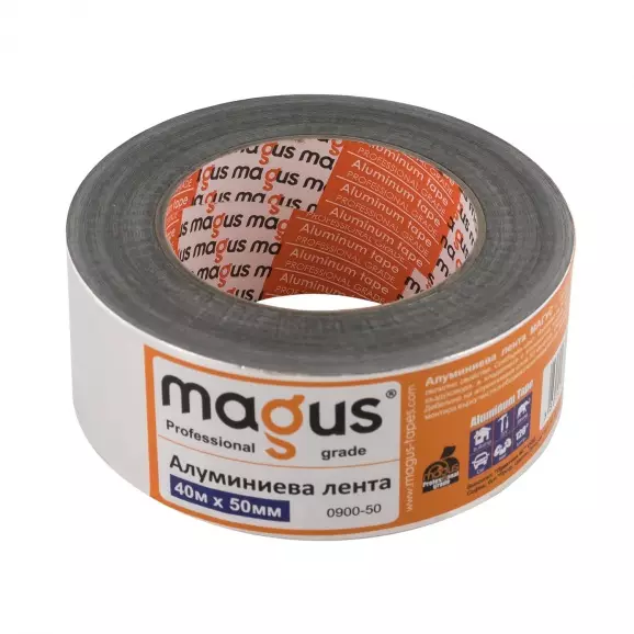 Алуминиева лента MAGUS 50мм/40м, 70 микрона, цвят сребрист