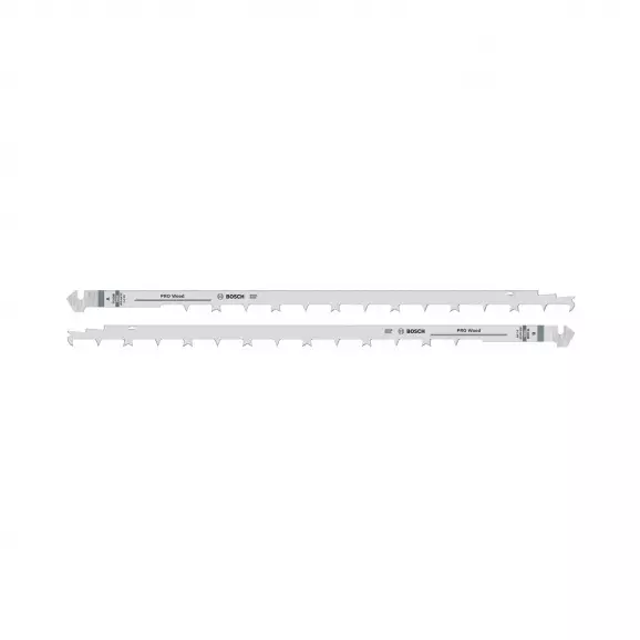 Нож за ел.ножовка BOSCH TF 350 M 408/350мм 2бр., дървесина, HCS, захват универсален, комплект