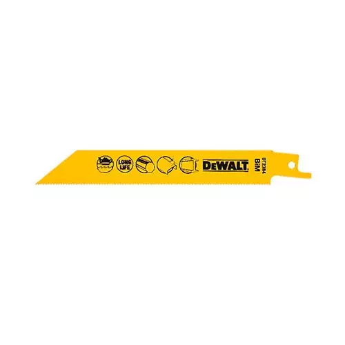 Нож за ел.ножовка DEWALT 1.4x152/132мм, метал, BiM, захват универсален