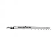 Нож за прободен трион BOSCH T345XF 2.4-5.0х132/107мм, за дървесина, метал, пластмаса, алуминий, BiM, Т-захват