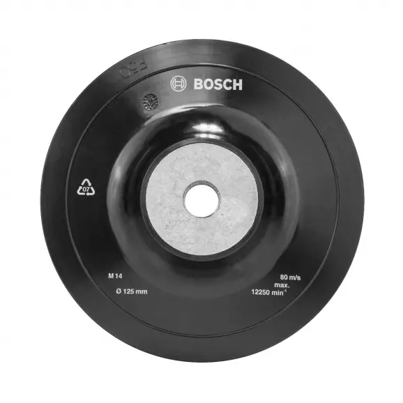 Подложка гумена за ъглошлайф BOSCH EHWS ф125мм/М14, с блокираща гайка (фланец)