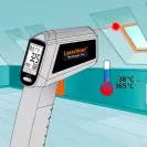 Термометър LASERLINER ThermoSpot One, обхват от -38°C до +365°C, точност ± 2.5°C - small, 24710