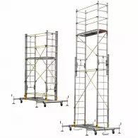 Скеле алуминиево TeleSafe 007XL, 3.87/6.35м, 140кг/кв.м