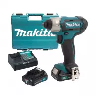Акумулаторен гайковерт ударен MAKITA TD110DSAE, 10.8V, 2.0Ah, Li-Ion, 110Nm, 1/4