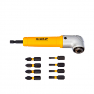 Държач за накрайници ъглов DEWALT 10части, 1/4