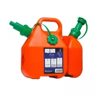 Комбинирана туба за масло и бензин HUSQVARNA 6/2.5л, пластмасова, оранжева