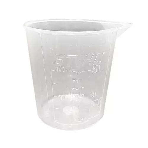 Чаша мерителна STIHL 0.100л, пластмасова, за приготвяне на горивна смес