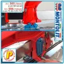 Дръжка MONTOLIT 506, за шина 12мм, Р/P2/P3 модели от 2011г., червена - small, 41703