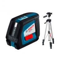 Линеен лазерен нивелир BOSCH GLL 2-50 Professional, 2 лазерни линии, точност 3mm/10m, автоматично